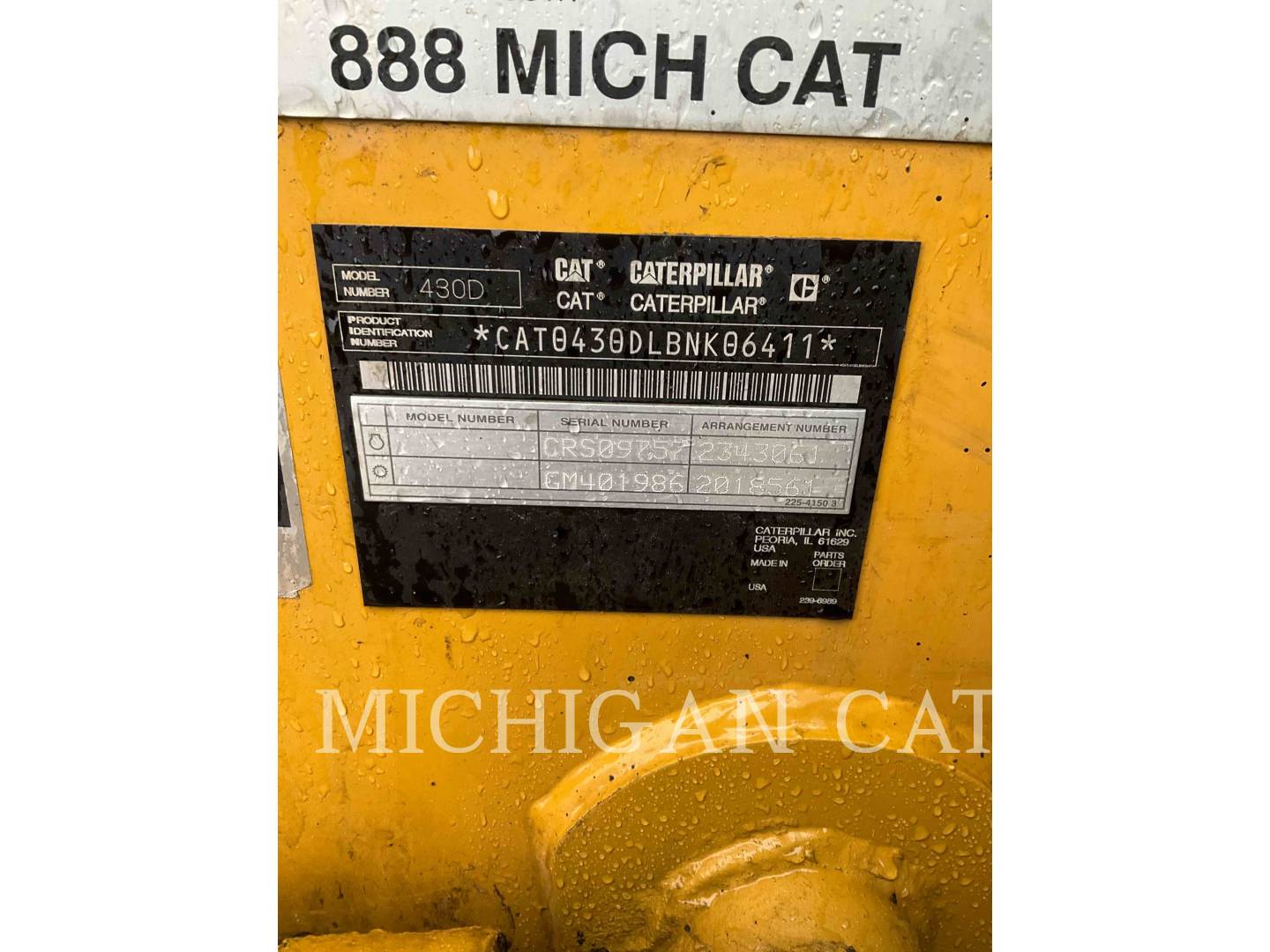 2004 Caterpillar 430D Tractor Loader Backhoe