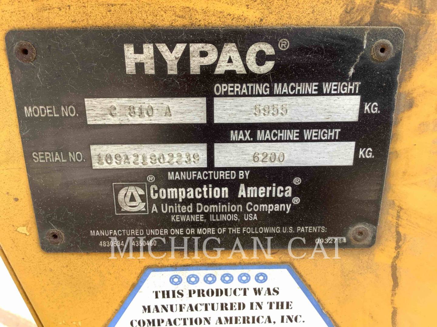 HYPAC C810A Vibratory Single