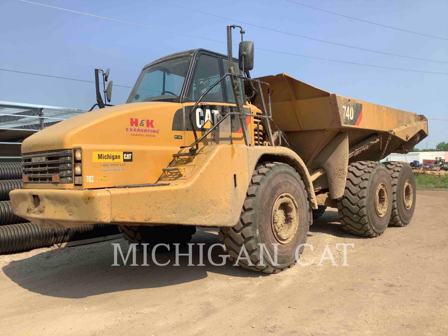 2008 Caterpillar 740 T Articulated Truck