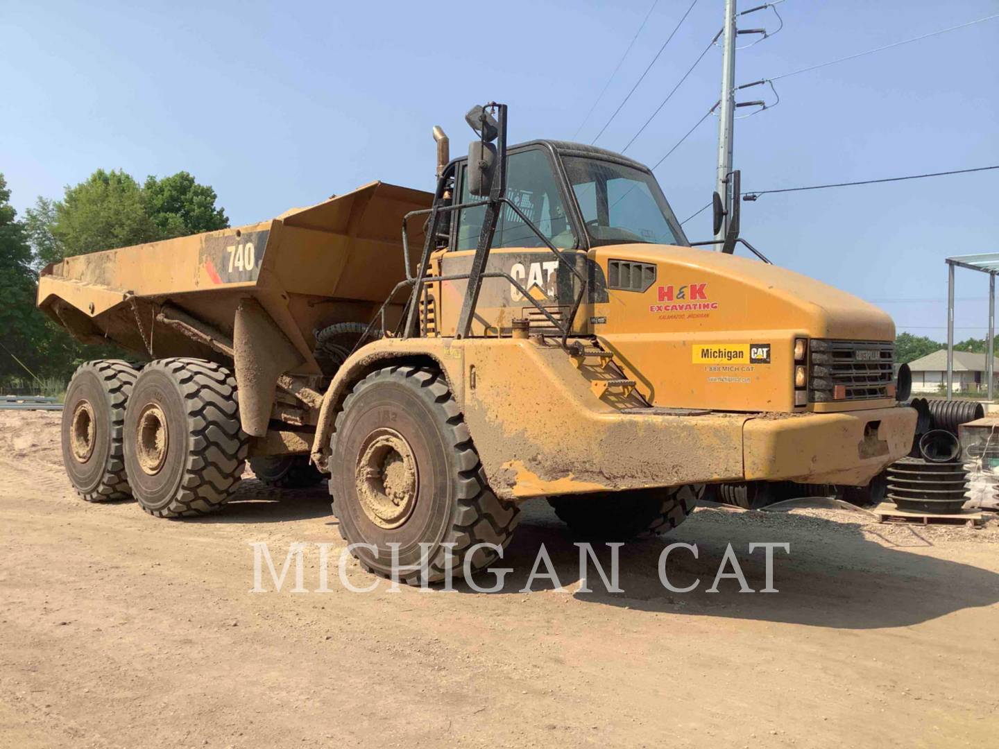 2008 Caterpillar 740 T Articulated Truck