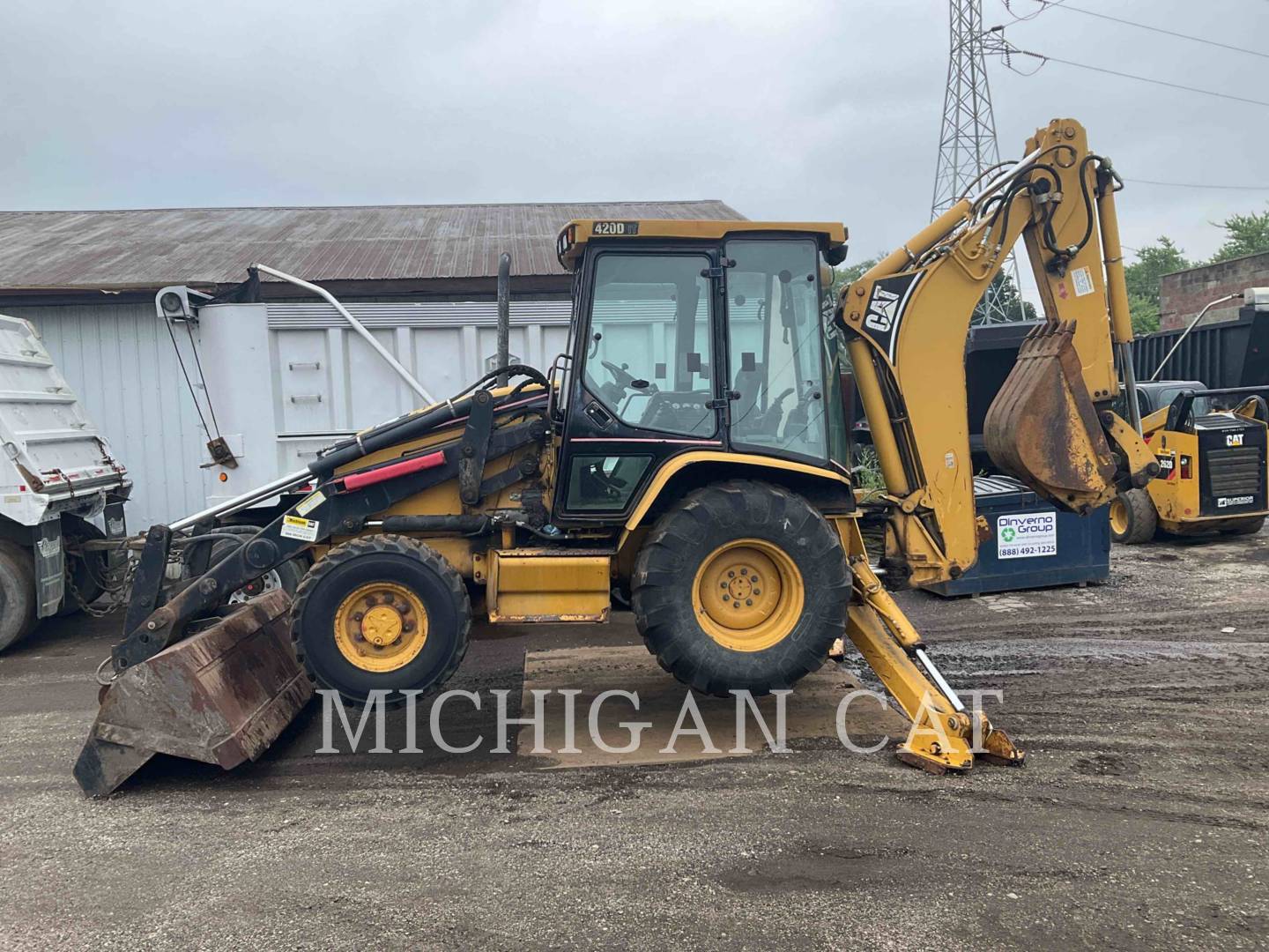 2002 Caterpillar 420DIT Tractor Loader Backhoe