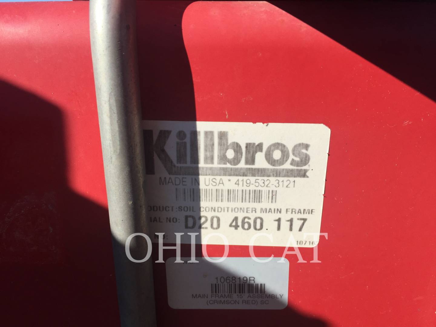 2012 Killbros D20 Tiller