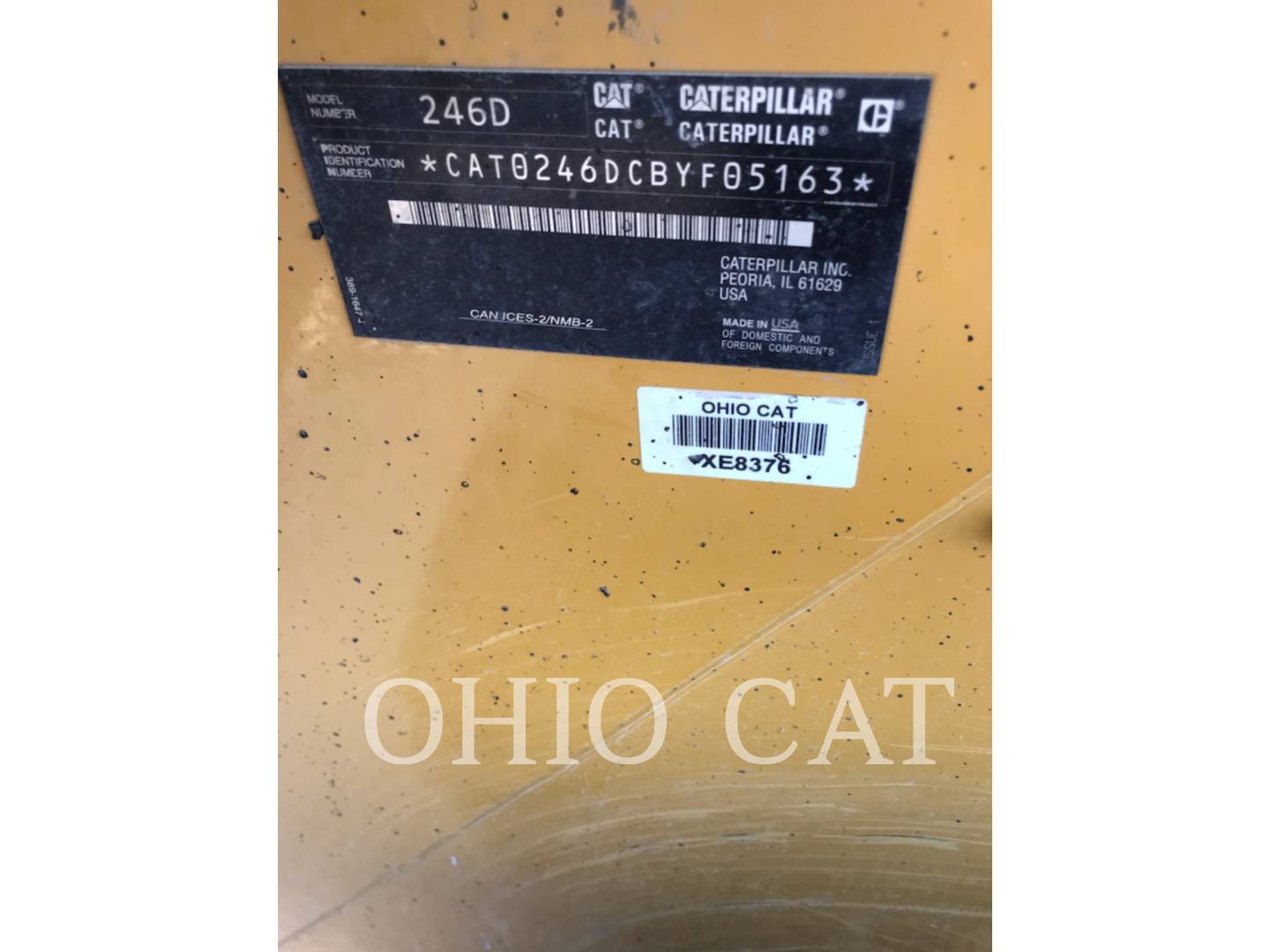 2019 Caterpillar 246D C3H3 Skid Steer Loader