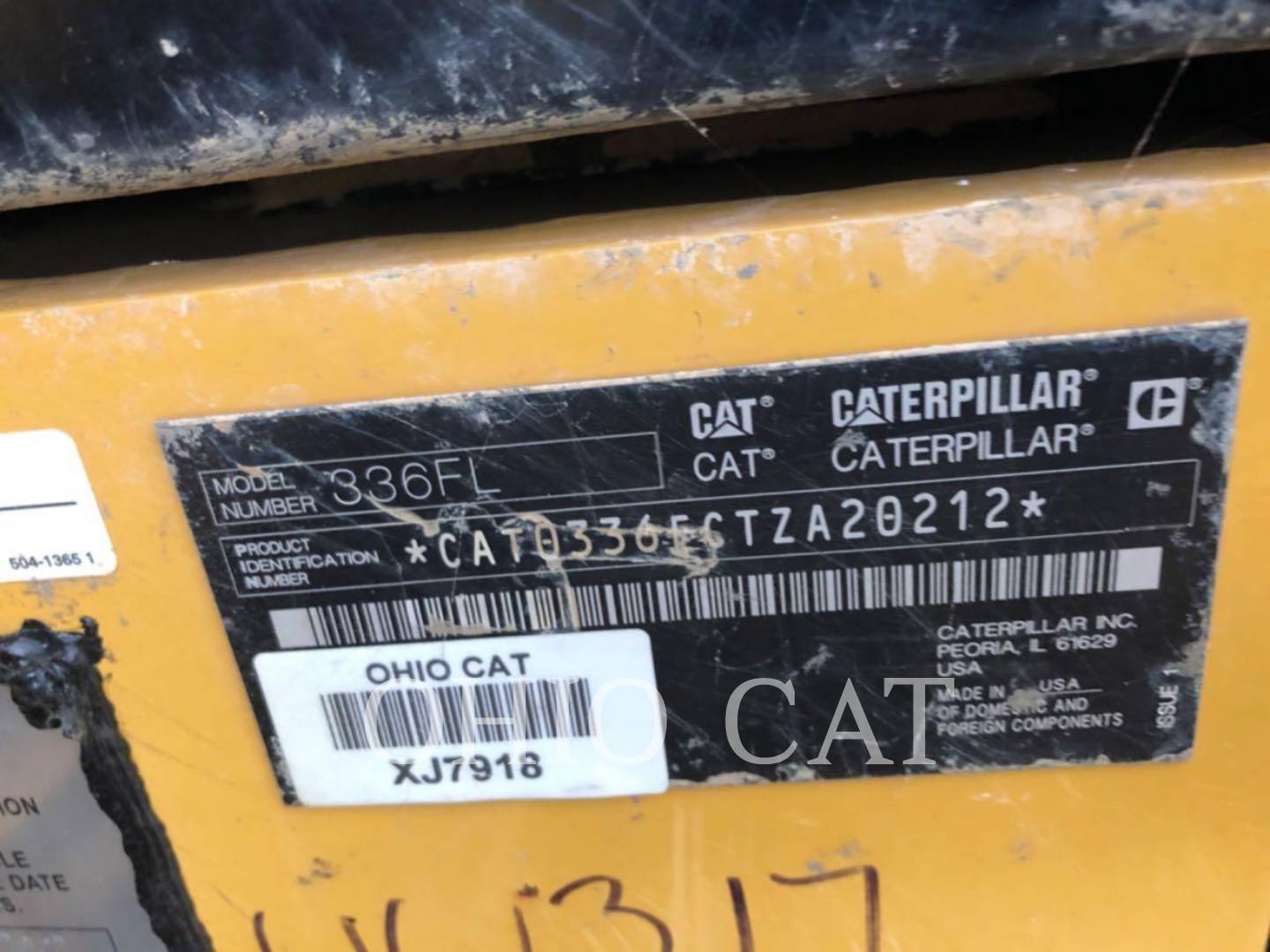 2018 Caterpillar 336FL Excavator