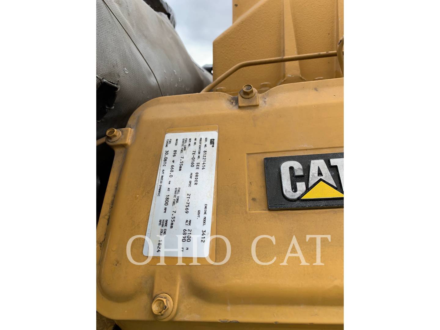 1997 Caterpillar 3412 Generator