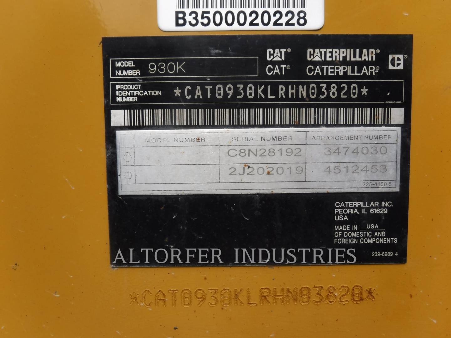 2015 Caterpillar 930K Wheel Loader