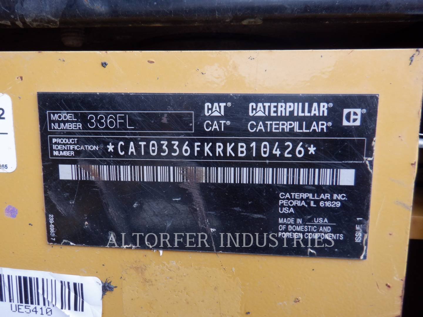 2017 Caterpillar 336FL Excavator