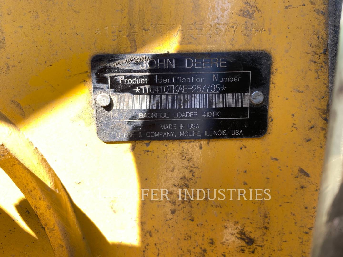 2014 John Deere 410K Tractor Loader Backhoe