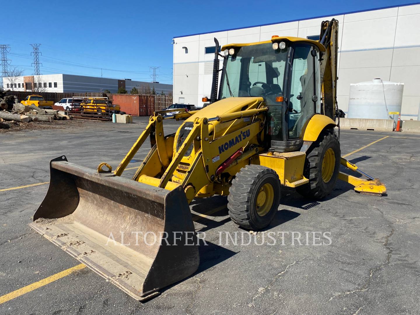 2008 Komatsu WB150 Tractor Loader Backhoe