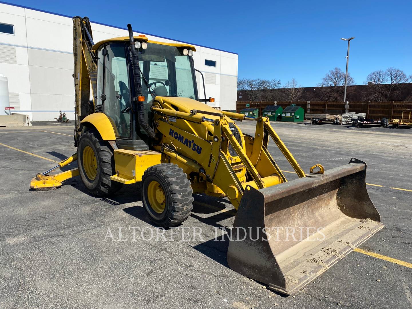 2008 Komatsu WB150 Tractor Loader Backhoe