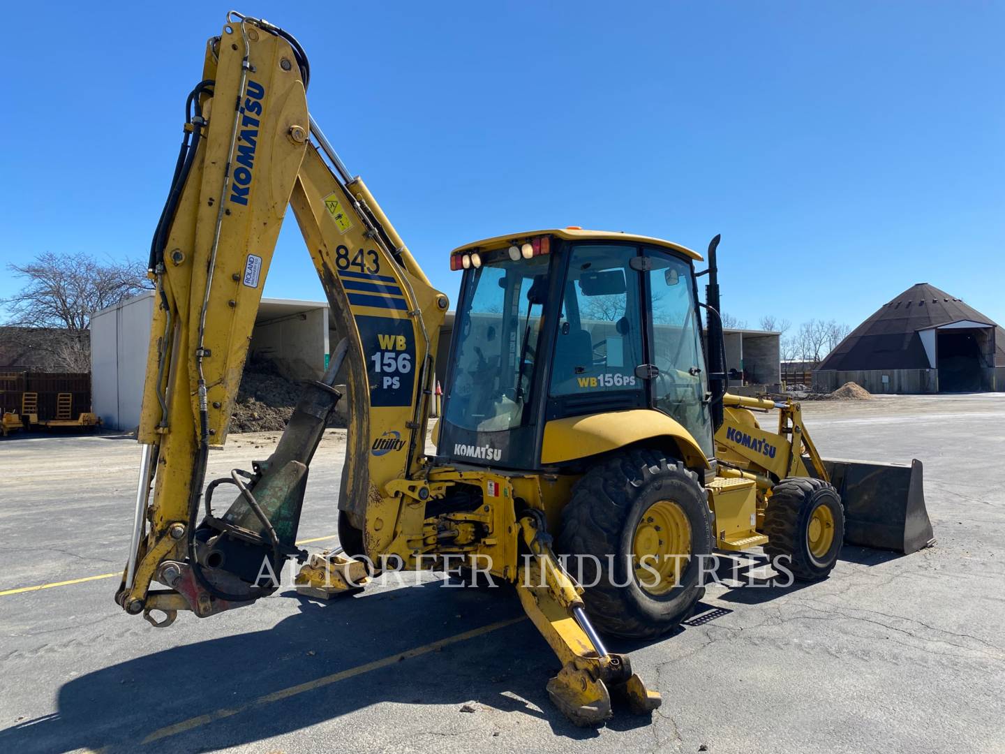 2008 Komatsu WB150 Tractor Loader Backhoe