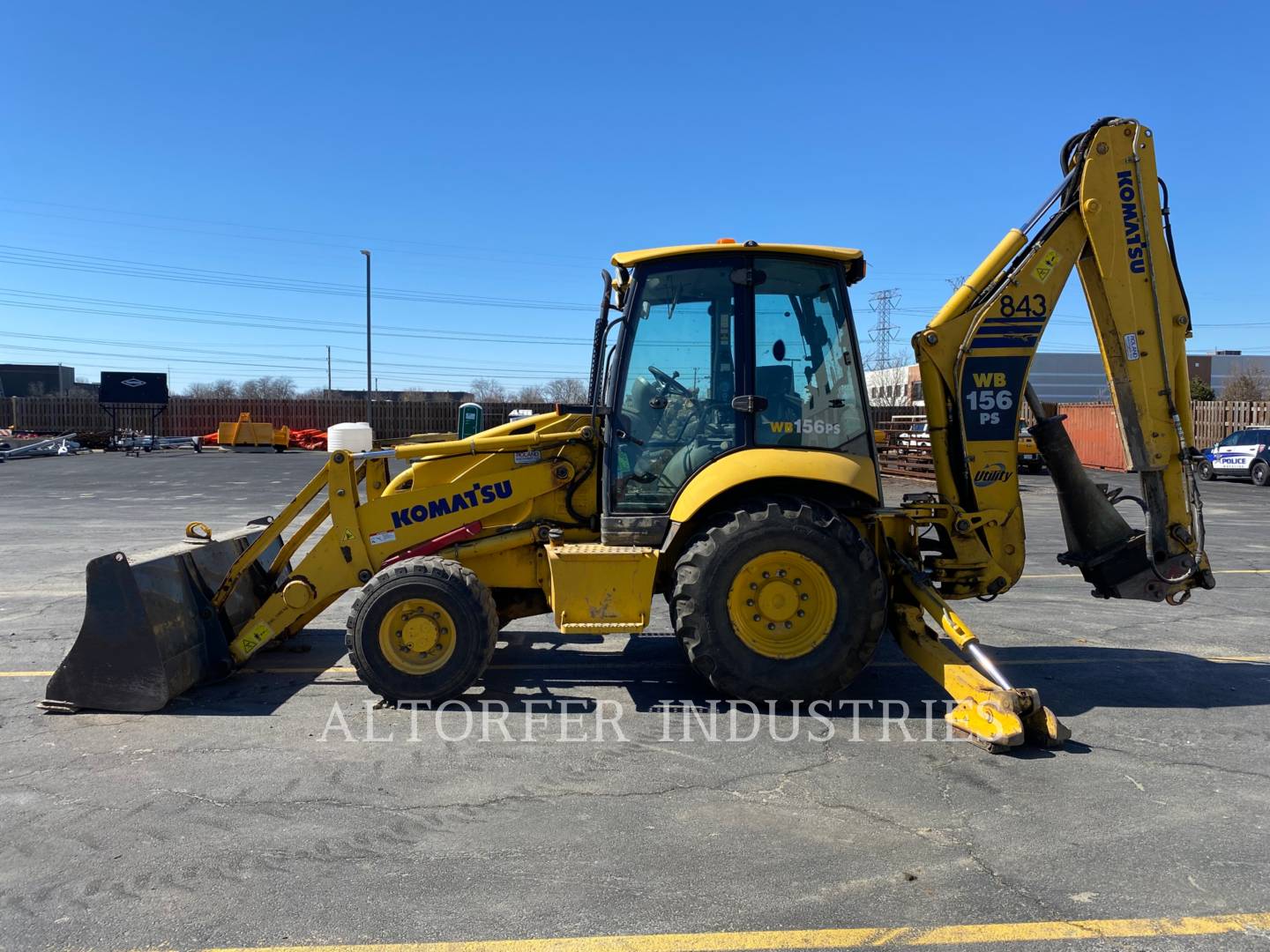 2008 Komatsu WB150 Tractor Loader Backhoe