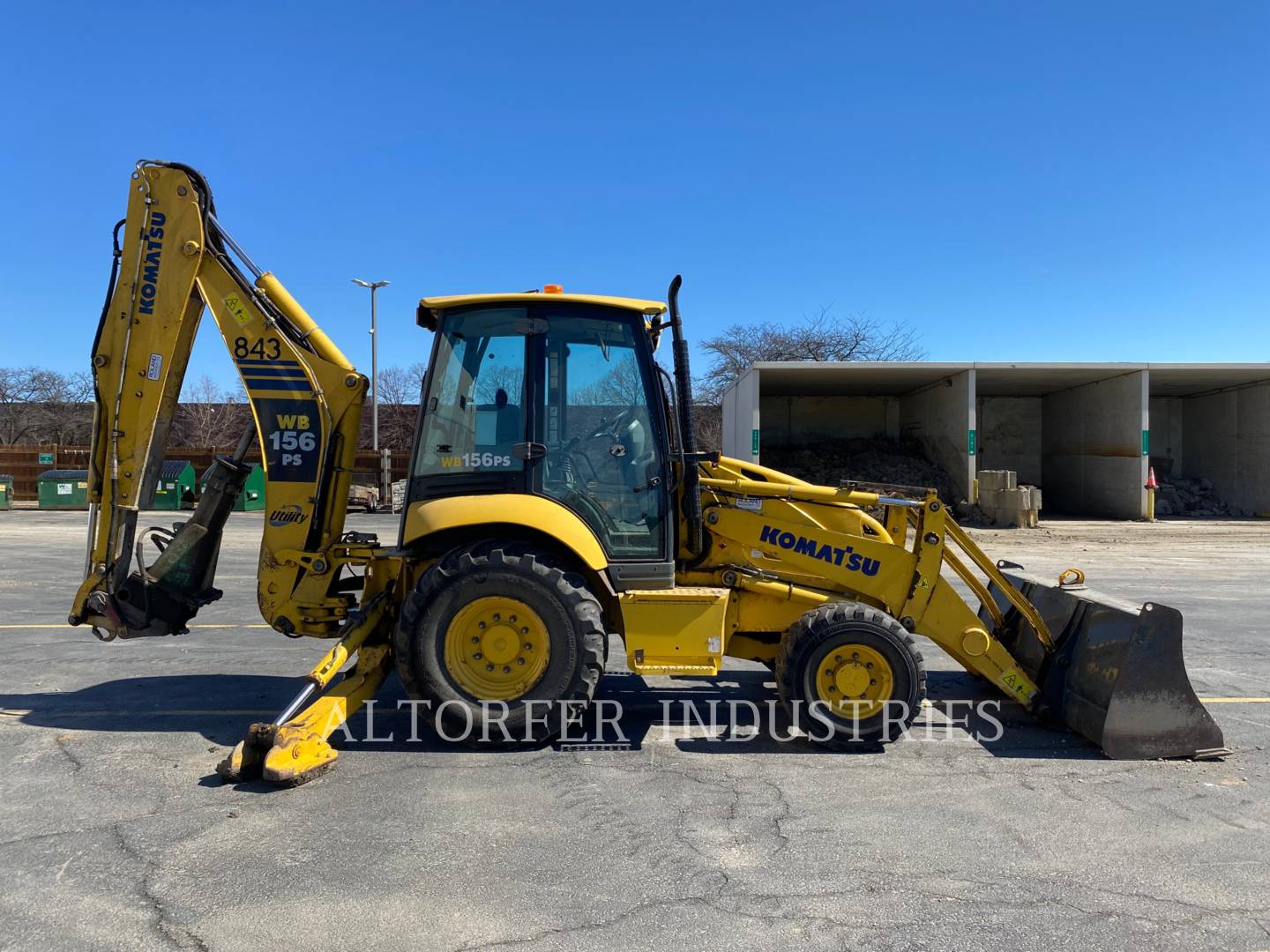 2008 Komatsu WB150 Tractor Loader Backhoe