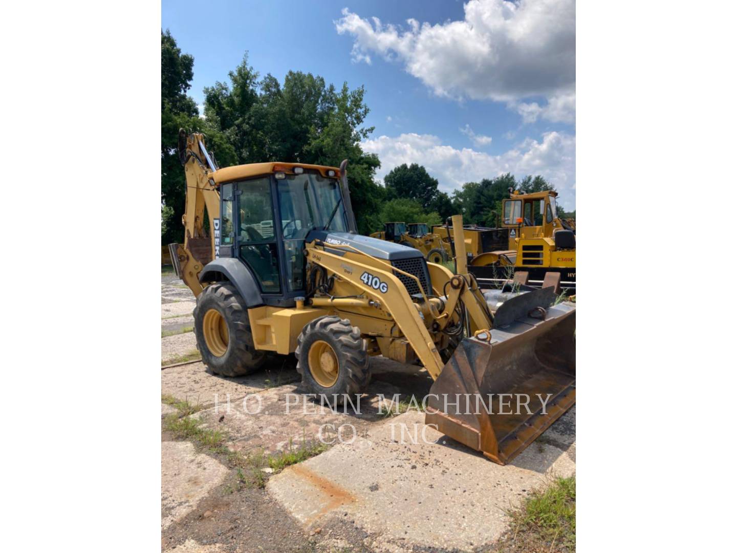 2001 John Deere 410G Tractor Loader Backhoe