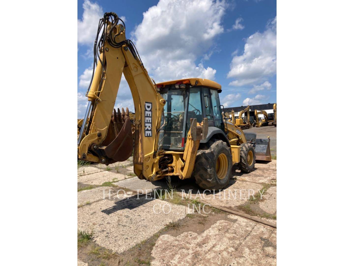 2001 John Deere 410G Tractor Loader Backhoe