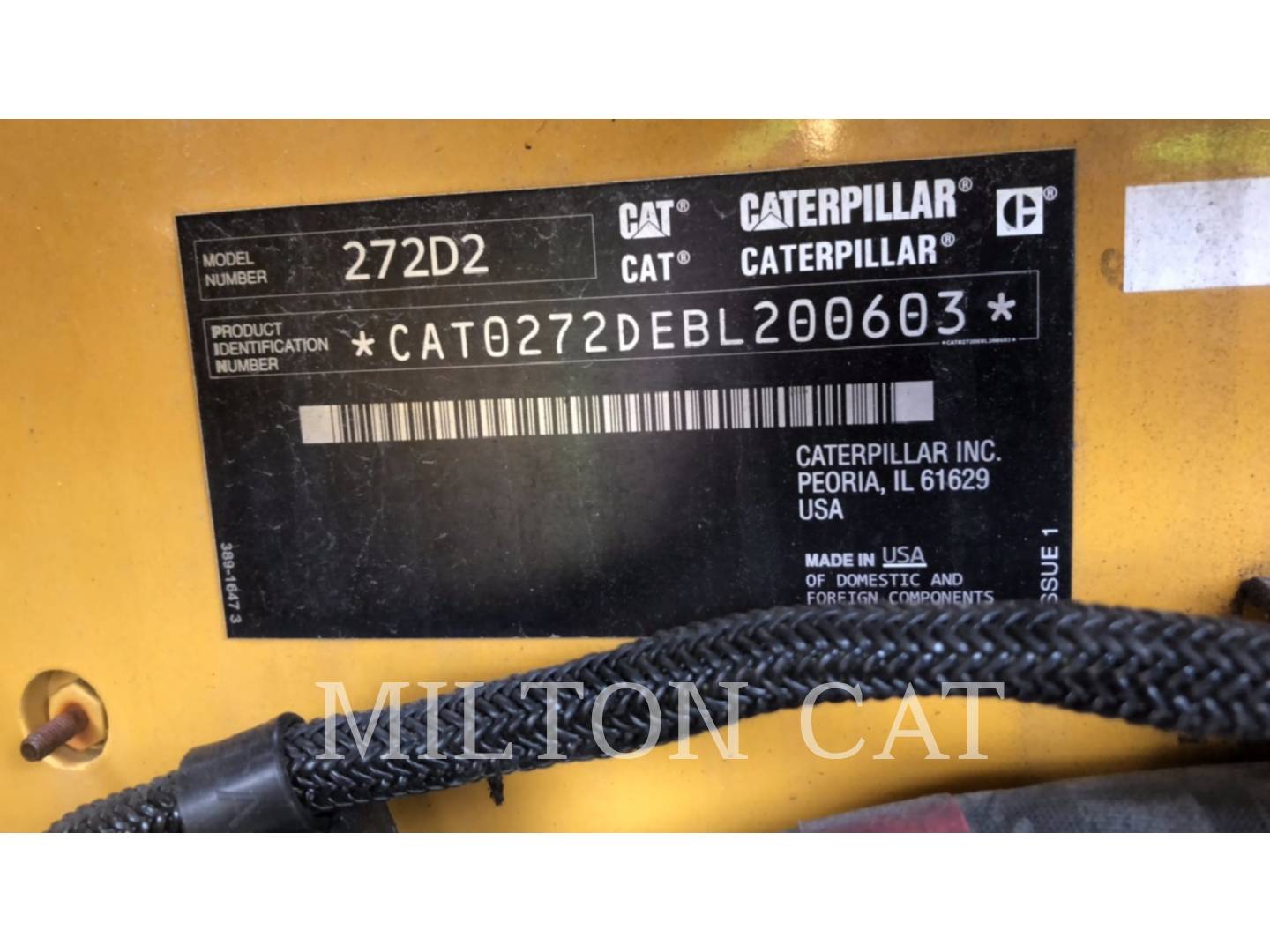 2016 Caterpillar 272D 2 Skid Steer Loader