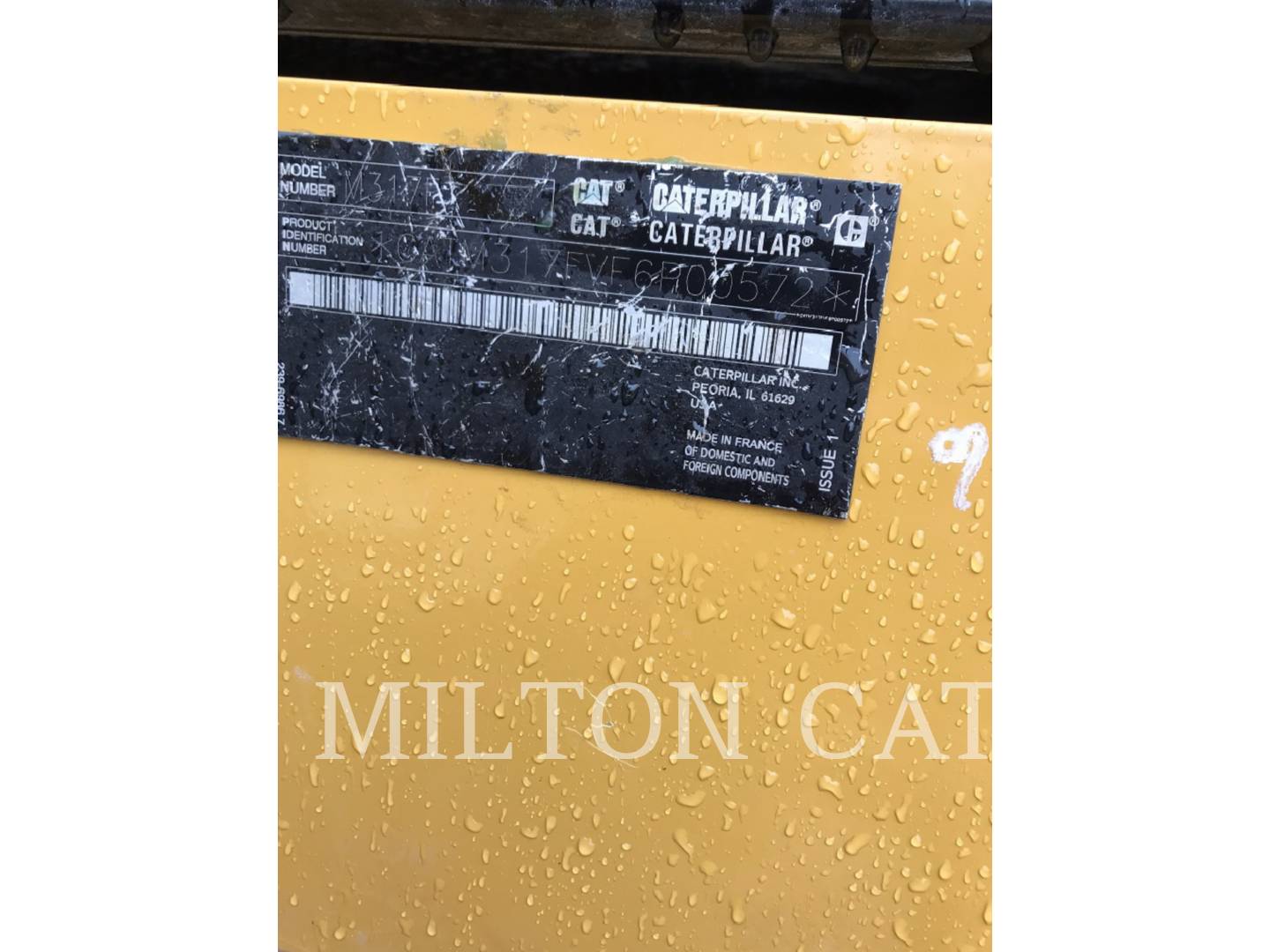 2018 Caterpillar M317F Excavator