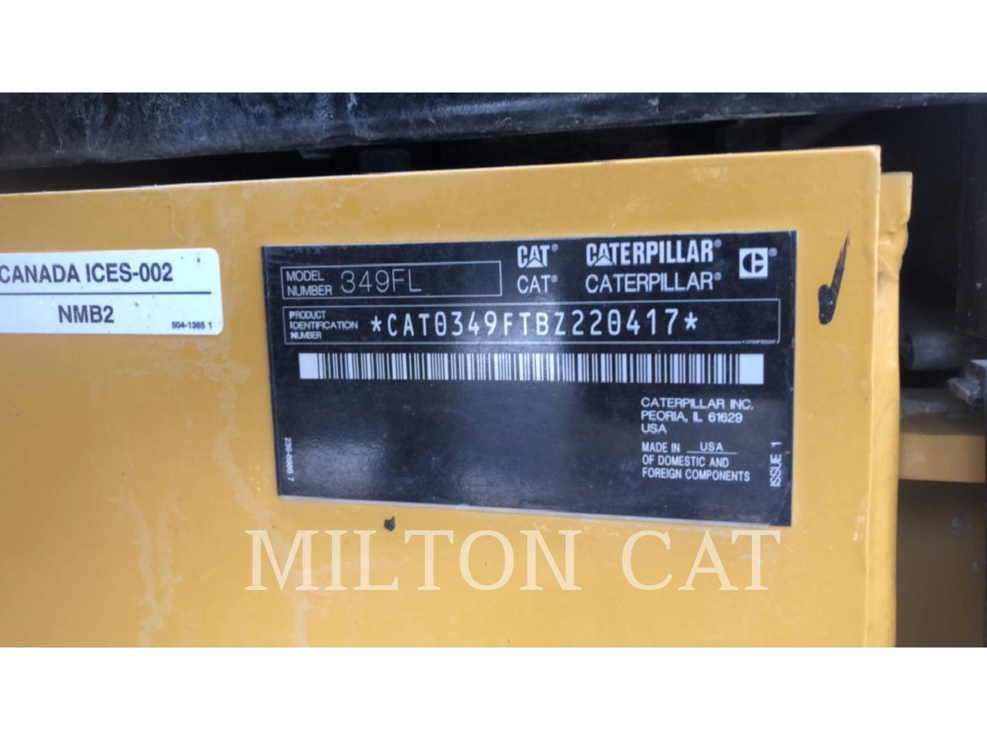 2018 Caterpillar 349F L Excavator