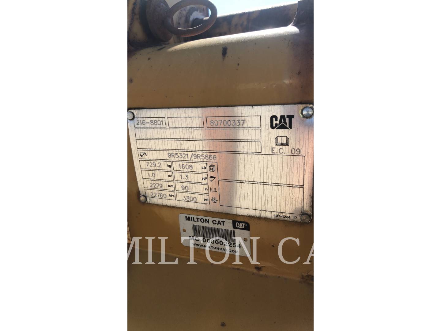 2014 Caterpillar 1.3 CY MP BUCKET & FORKS Bucket