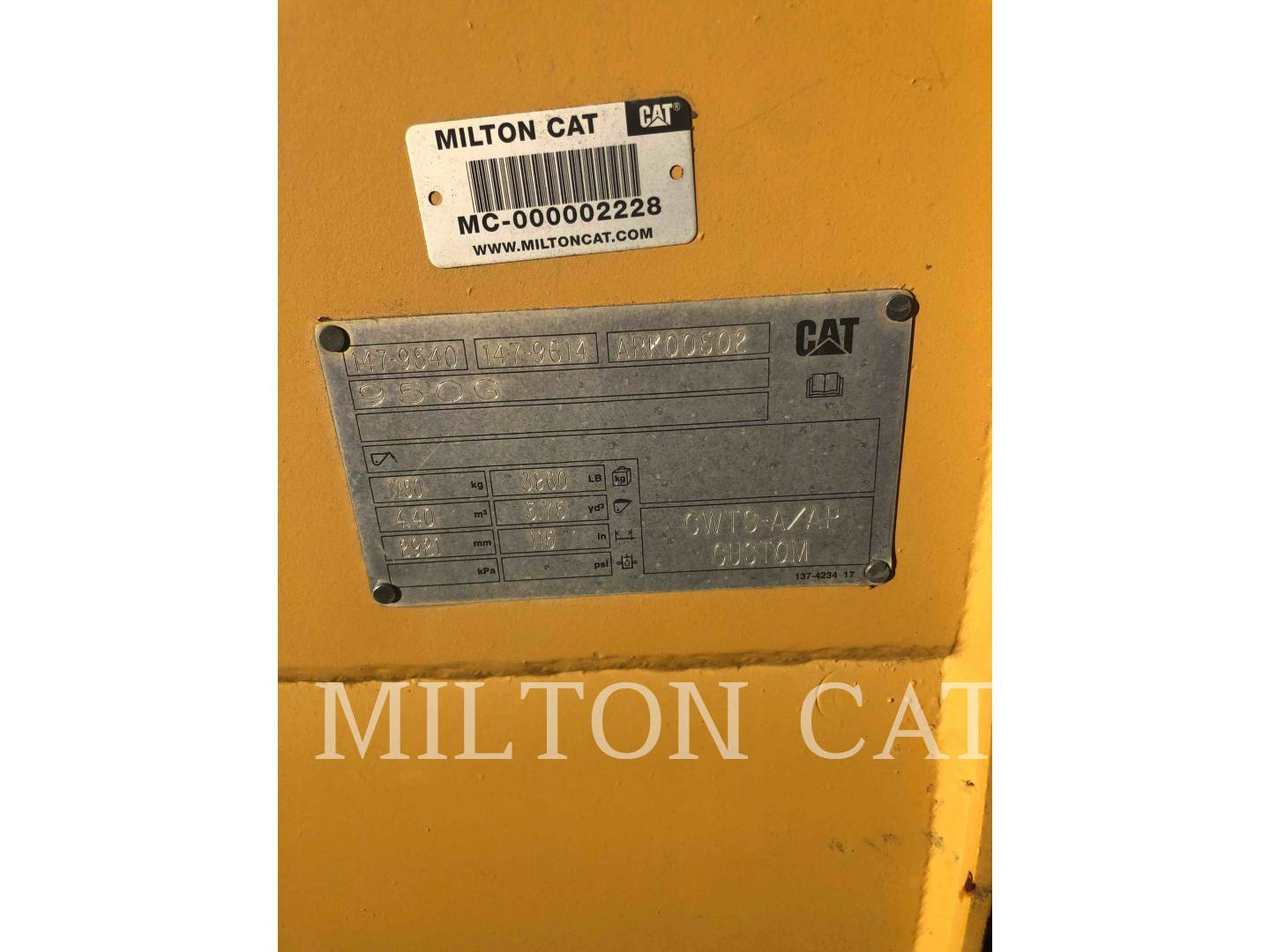 2014 Caterpillar 5.75 CYD MH BUCKET Bucket