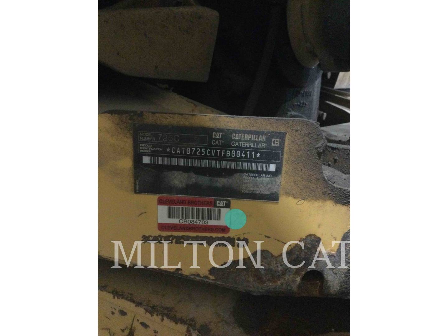 2015 Caterpillar 725C WW Articulated Truck