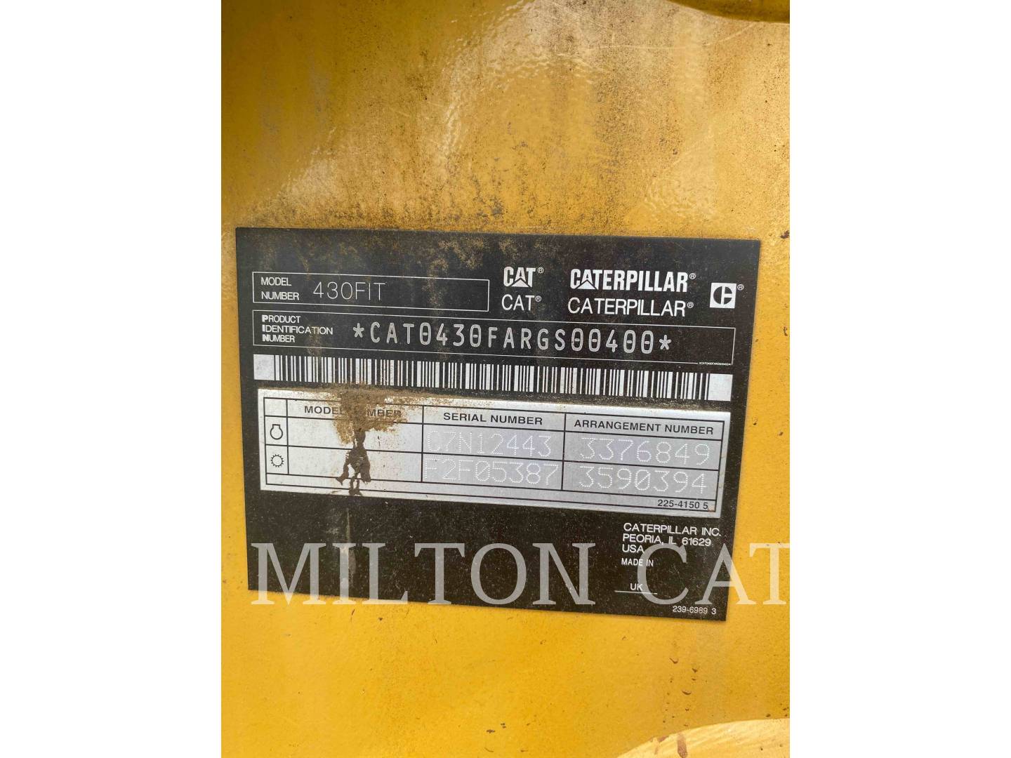 2013 Caterpillar 430FIT Tractor Loader Backhoe