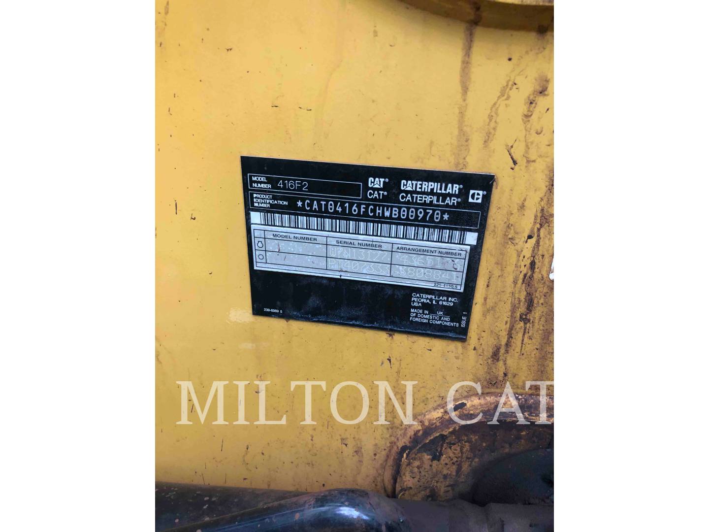 2016 Caterpillar 416F2ST Tractor Loader Backhoe