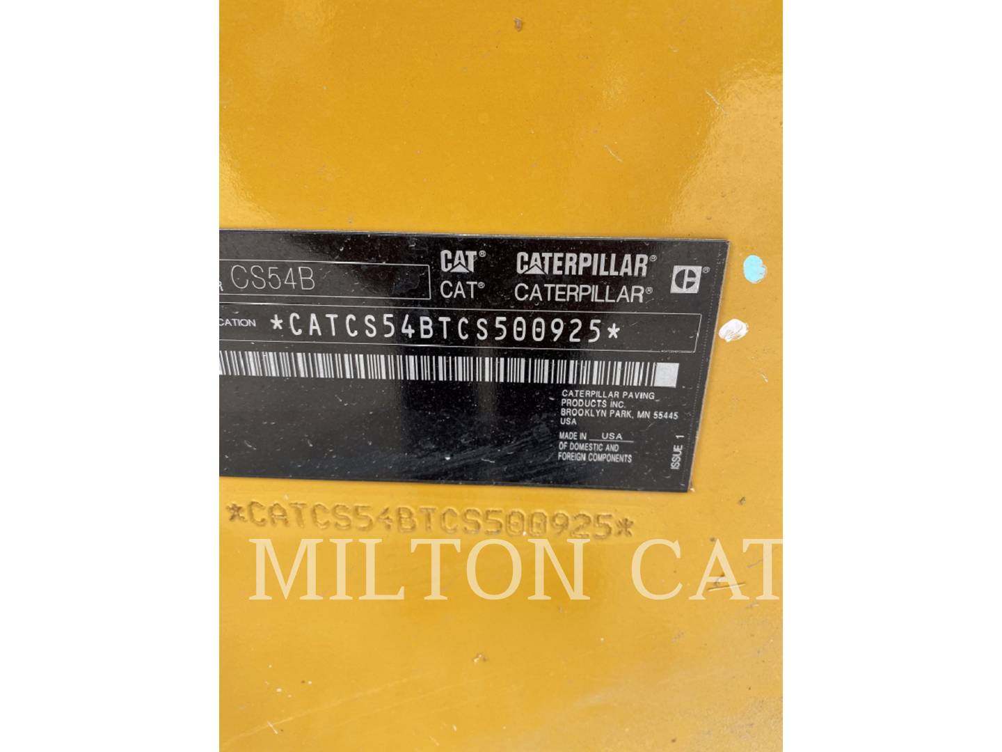 2019 Caterpillar CS54B Compactor