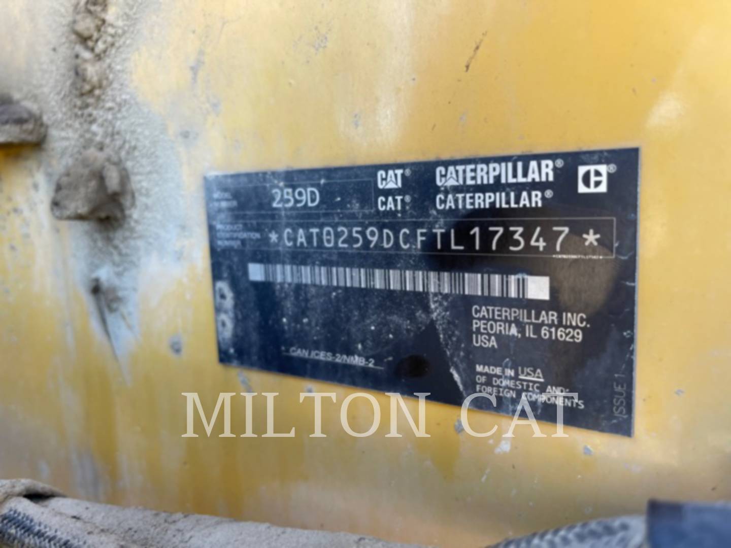 2018 Caterpillar 259D Misc