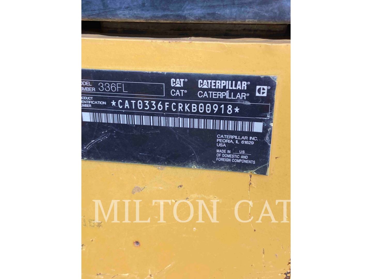 2015 Caterpillar 336FL Excavator