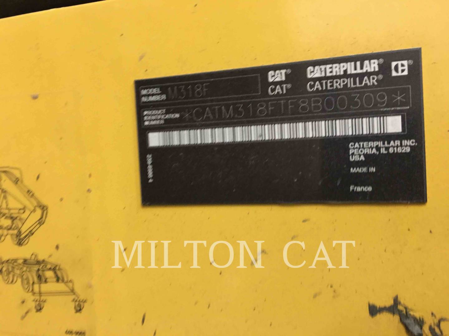 2015 Caterpillar M318F Excavator