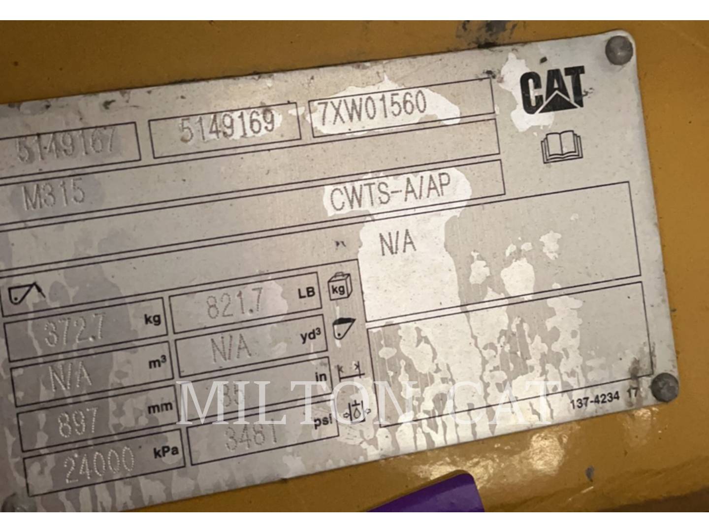 2017 Caterpillar TILT COUPLER Misc