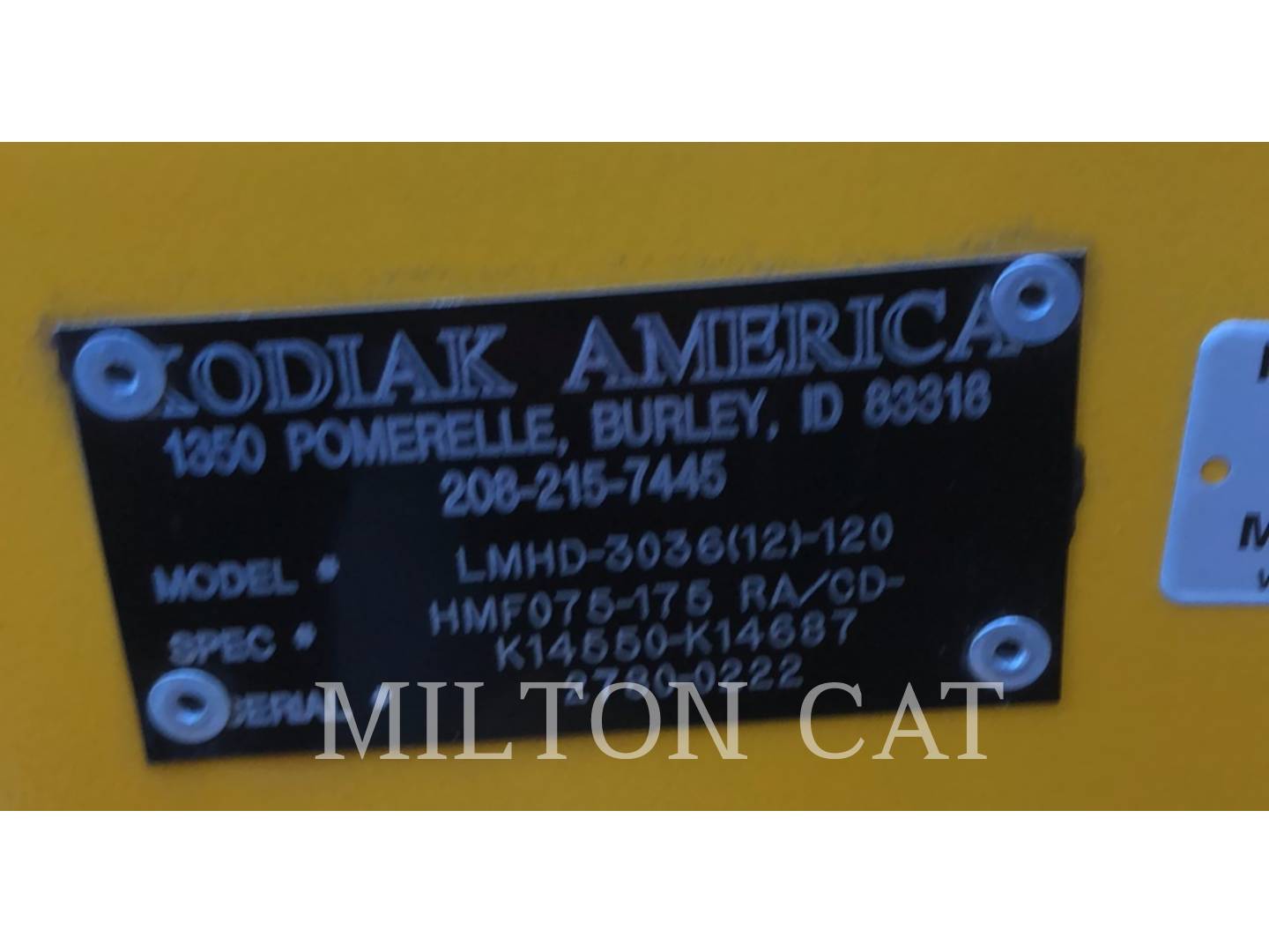 2022 Caterpillar KODIAK 3036SNOWBLOWER Misc