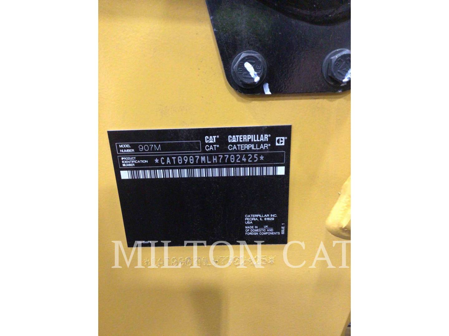 2022 Caterpillar 907M Wheel Loader