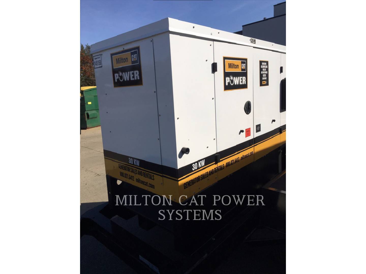 2015 Caterpillar OC30 Generator