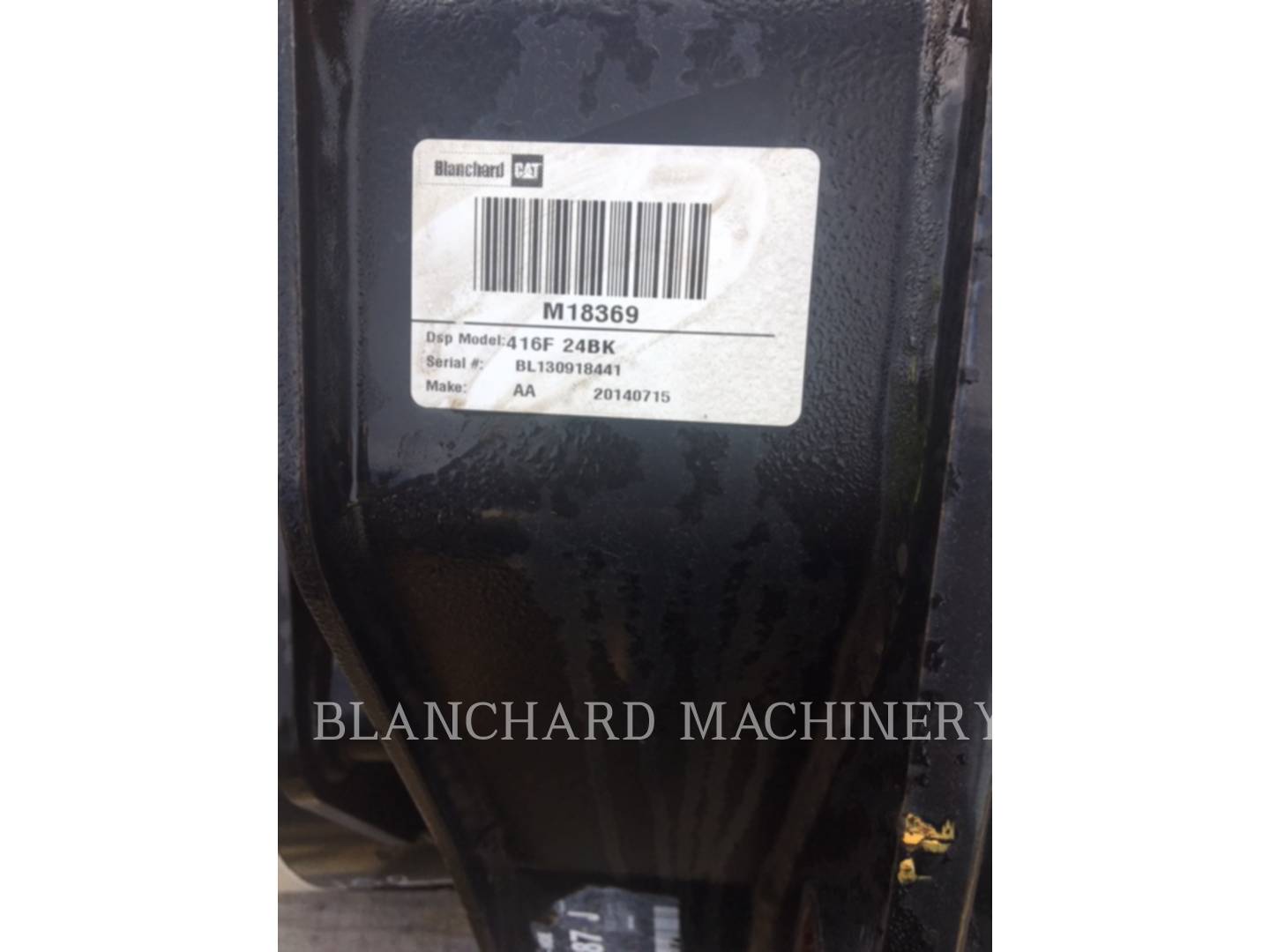 2014 Caterpillar 416F 24BK Bucket