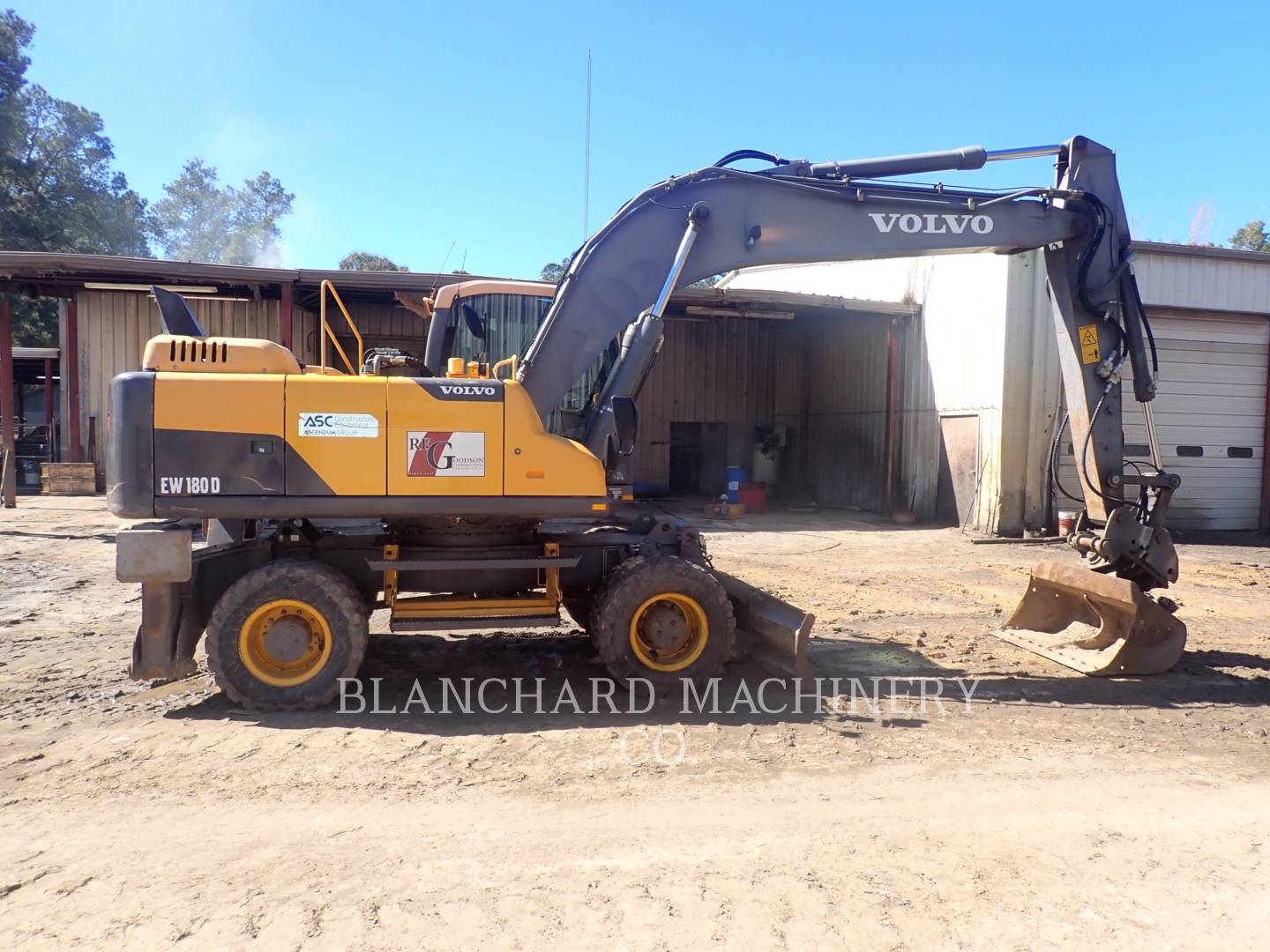 2012 Volvo EW180D Excavator