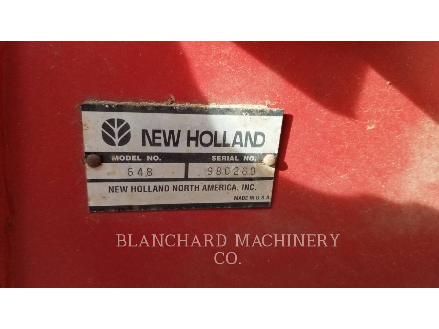 1998 New Holland 648 Misc