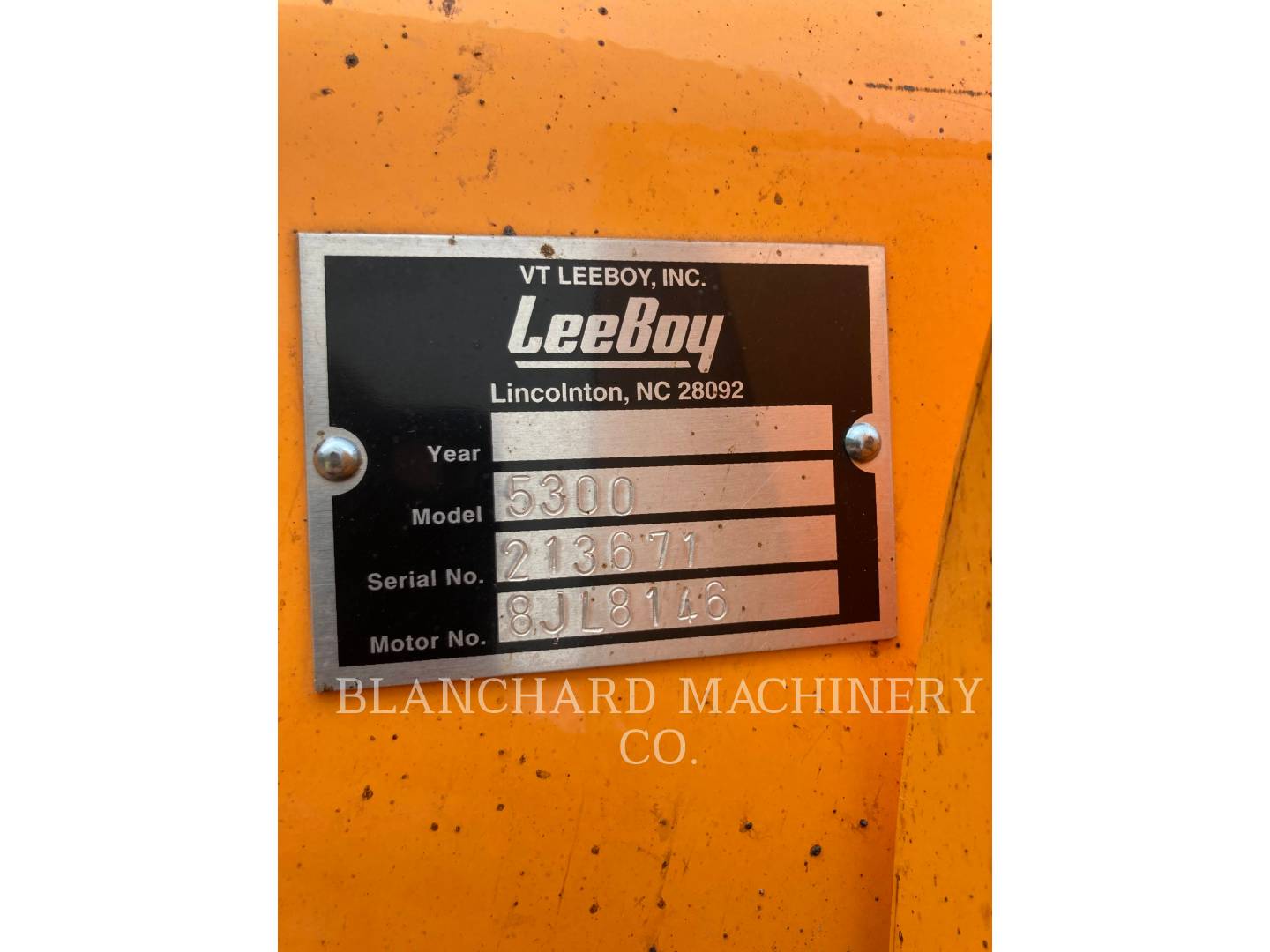 2019 LeeBoy 5300 Paver