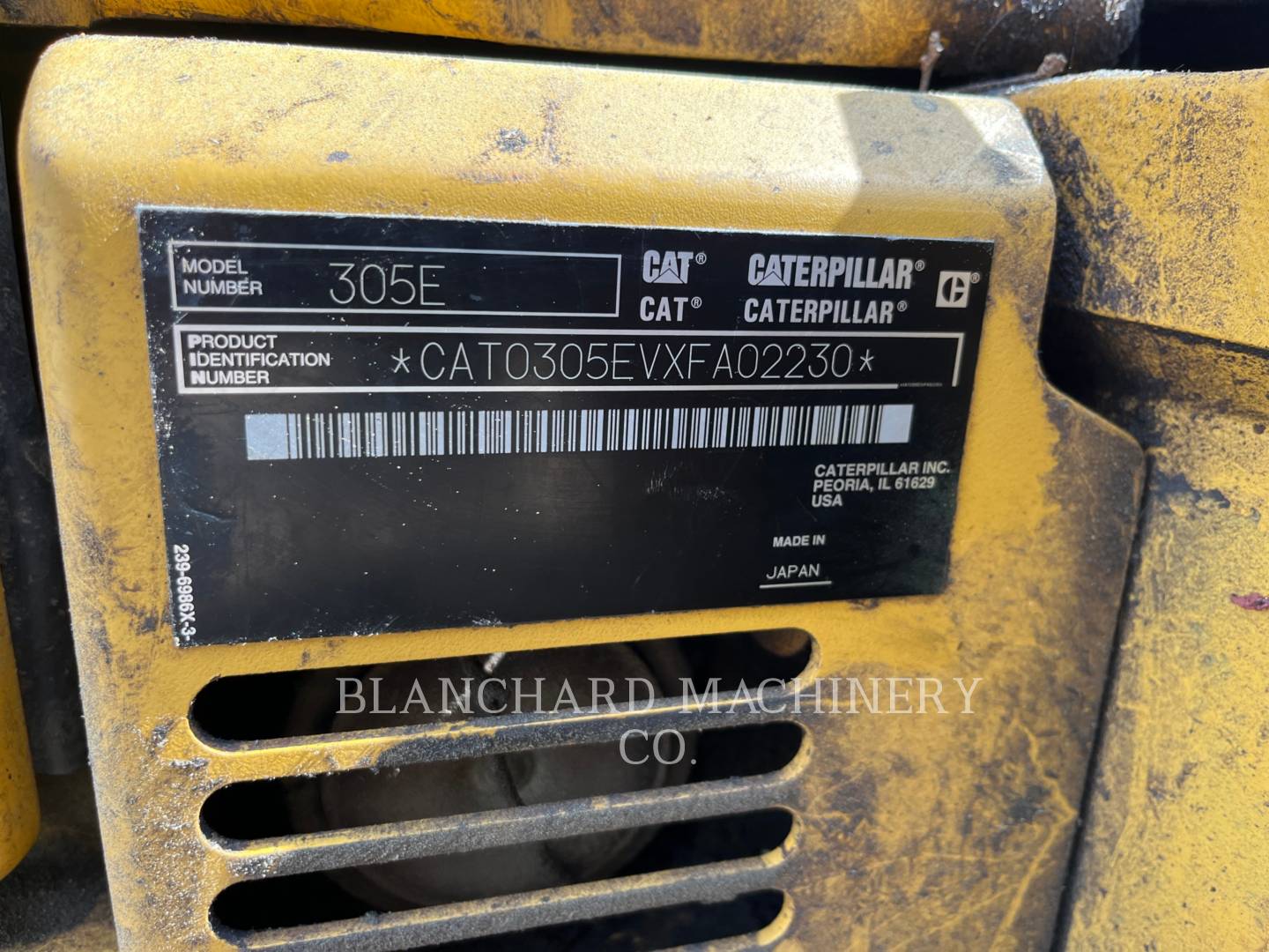 2013 Caterpillar 305ECR Excavator