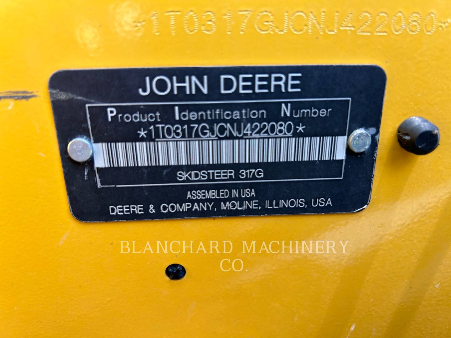 2022 John Deere 317G Misc