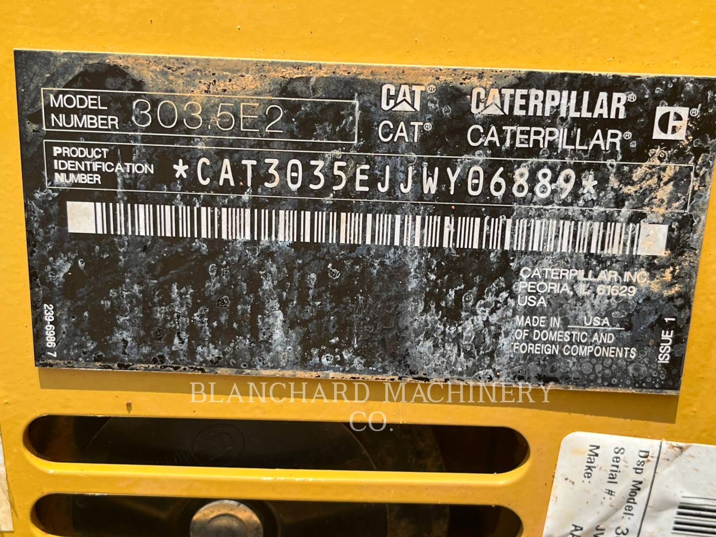 2020 Caterpillar 303.5E2CR Excavator