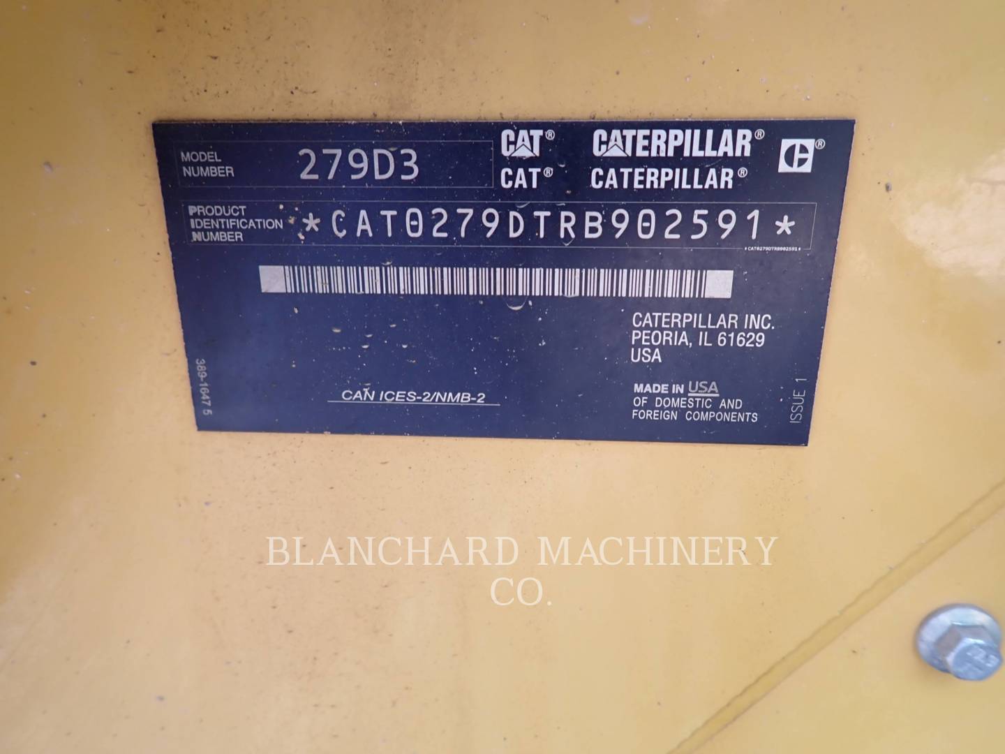 2021 Caterpillar 279D3 Misc