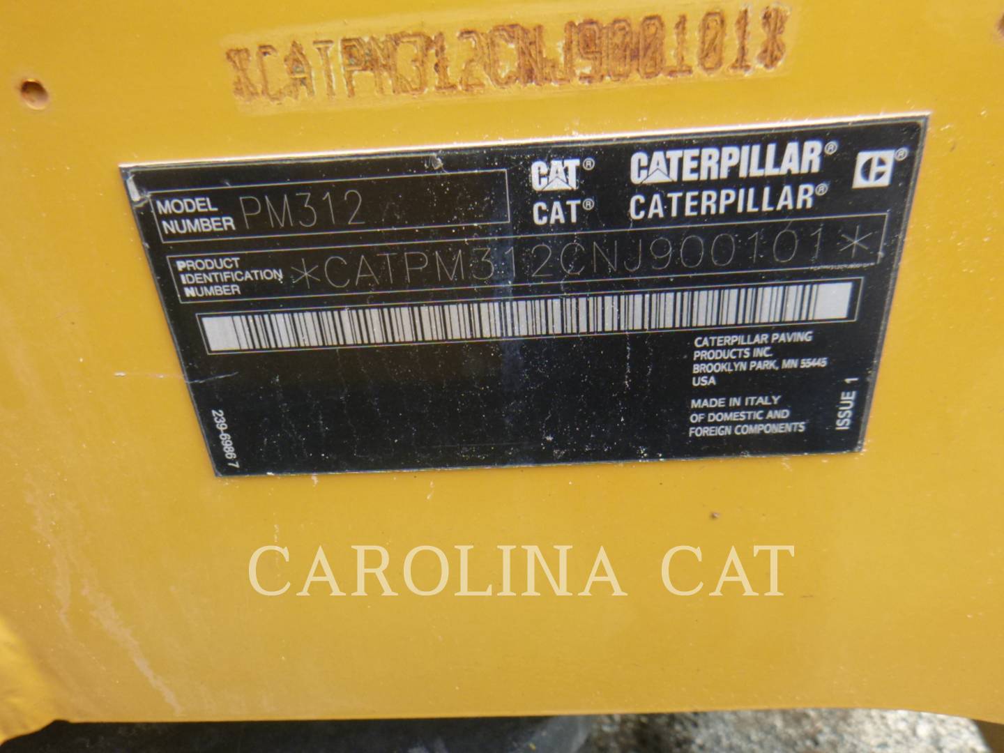 2018 Caterpillar PM312 Cold Planer