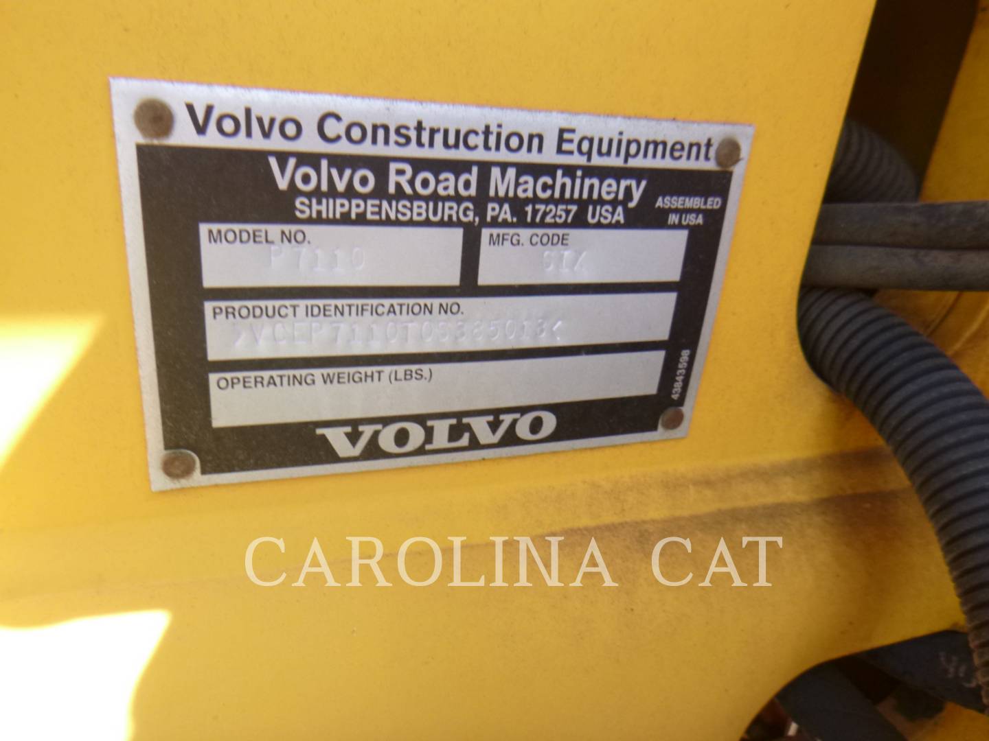 2014 Volvo P7110 Paver