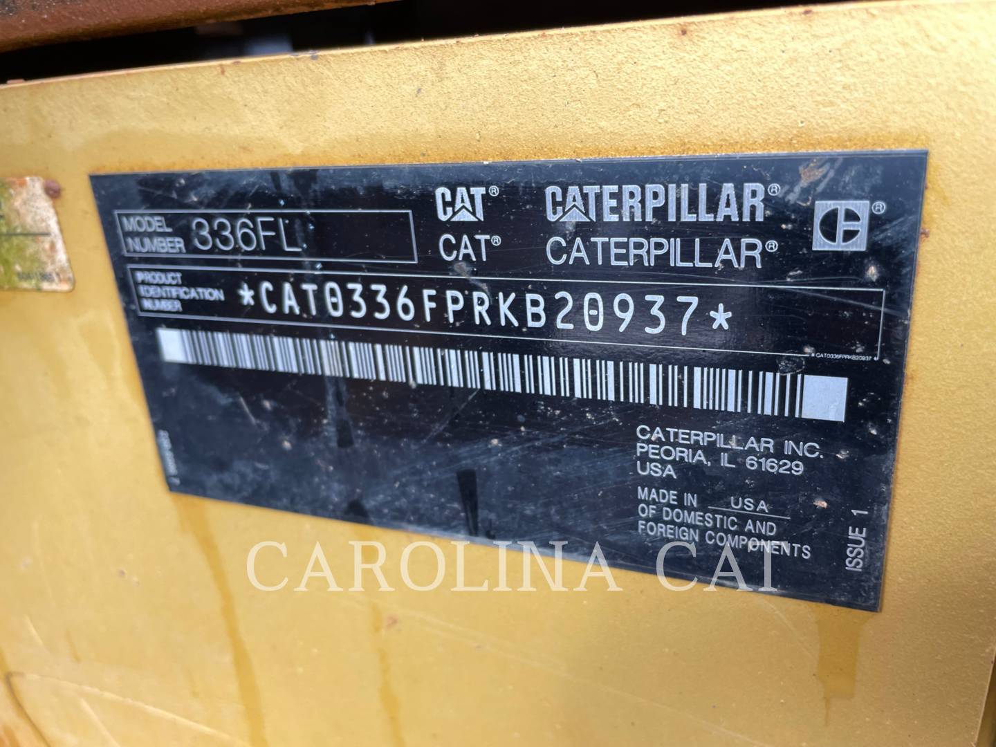 2018 Caterpillar 336FL Excavator