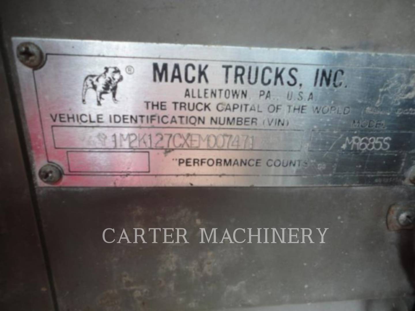 1984 Mack MR6855 Trailer