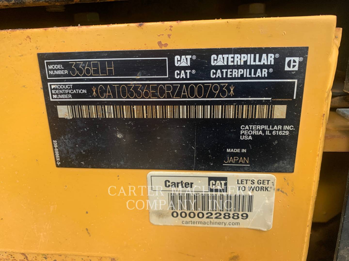 2014 Caterpillar 336ELH Excavator