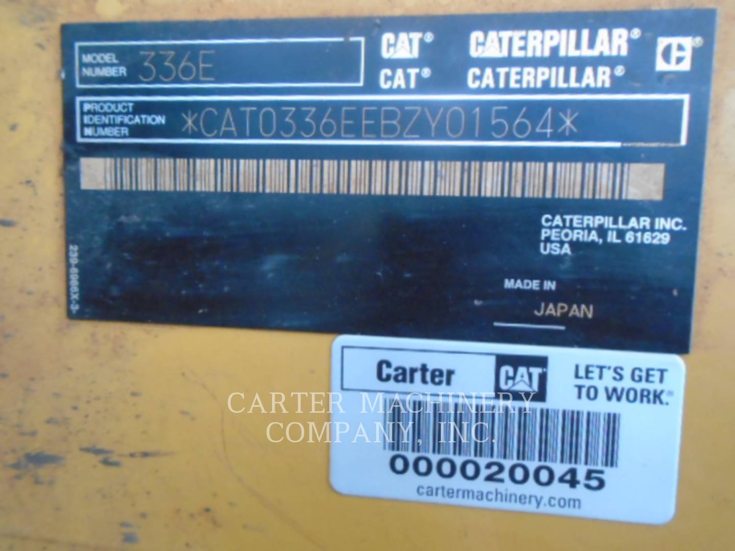 2012 Caterpillar 336EL LR Excavator