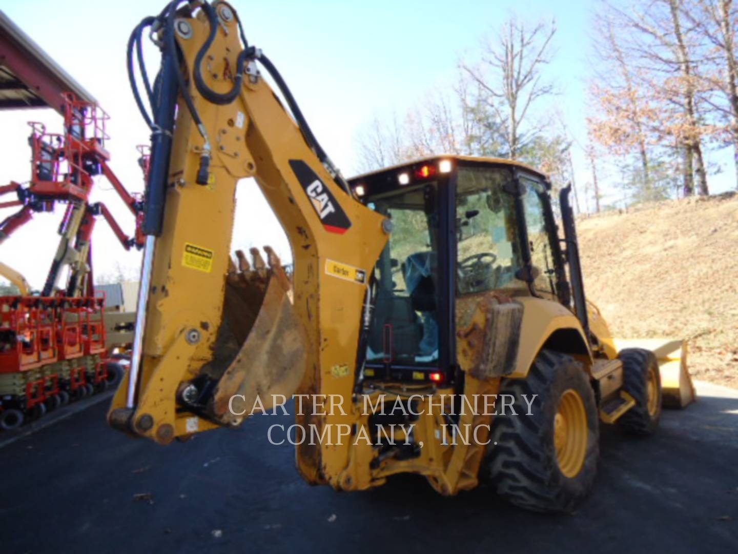 2017 Caterpillar 416 F Tractor Loader Backhoe